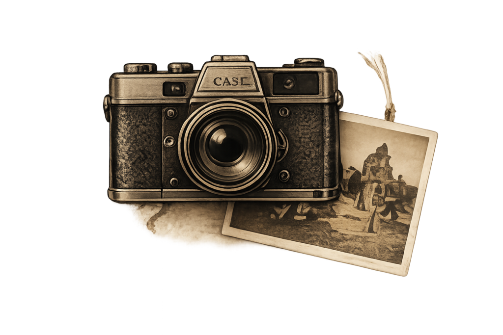 Vintage camera preserving family memories