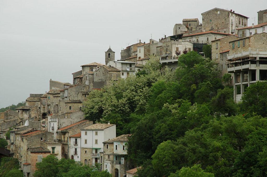 The village of Prezza in Abruzzo, Italy