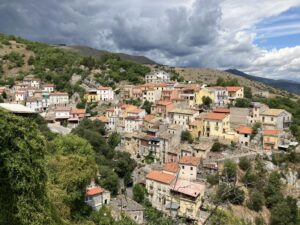The village of Prezza in Abruzzo, Italy